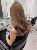 リムレスバイサンク 万代 新潟駅(LIMLESS by cinq)&nbsp;ミルクティーベージュダブルカラーケアブリーチインナーカラー