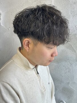 ニアウ 高崎店(Niau) 波巻きパーマ波巻きスパイラルパーマメンズパーマメンズマッシュ