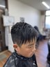 【加古川】キッズカット＋プチシェービング+シャンプー  小学生まで