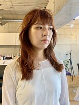 ハイジア(hygea) カジュアル☆大人かわいい☆くびれロング☆オレンジベージュ