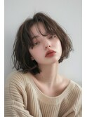 ボブ/ふんわり/シースルー/【lana hair新宿】