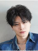 フェザーショートフェザーパーマニュアンスパーマショートヘア