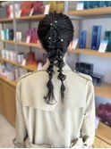 変形編みおろしアレンジ葭本2