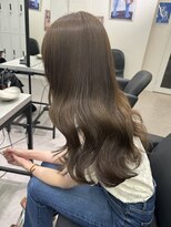 ペレ 栄 アネックス(PELE栄ANNEX)&nbsp;韓国 くびれロング レイヤー ワンホンヘア 小顔前髪