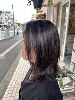 ワースホワイル(WORTH WHILE)&nbsp;極細ハイライト上品プリカール暗めカラー