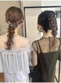ご友人でお呼ばれヘアセット
