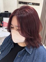 グランデュール 静岡インター通り店(GRANDEUR)&nbsp;赤髪ミディアム