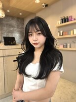 ボタン テンジン(VOTAN tenjin)&nbsp;【木串楽人】韓国ヘア/レイヤーカット/レイヤーロング/前髪