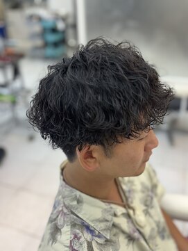 キャパ(CAPA) メンズメンズカットメンズパーマ波巻きパーママッシュ