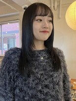 ライン(LINE)&nbsp;レイヤーカット/髪質改善カラー/バイカルテ