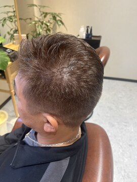 メンズカット・カラー