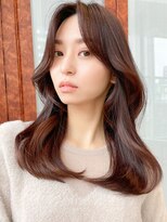 バイオレットジェム(Violet`jem) 10代20代30代40代 大人可愛い韓国ヘア くびれレイヤー