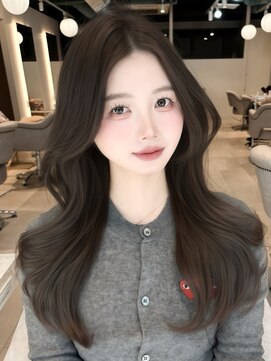 マインバイアフロートギンザ(MYNE by AFLOAT GINZA) レイヤーカット/顔周り/グレージュ/韓国ヘア