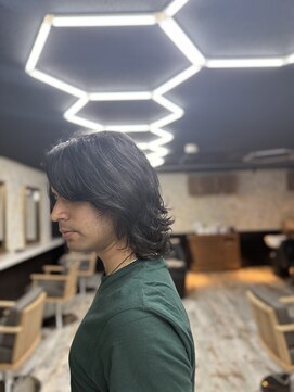 ラング(Rang) メンズ ウルフデジタルパーマ×髪質改善