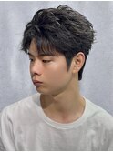 大分スパイキー束感ショート