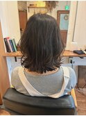 『シフォンカールボブ1back』