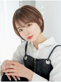 ふんわりボリュームの分け目レスショート*