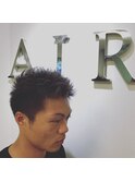アップバングショート