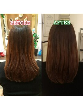 ブルーフィン シセロ(Blue Fin cicero) 美髪美シルエット/ツヤ髪セミロング/ダークグレージュ/20代30代