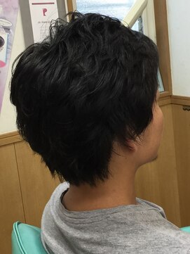 ヘア アンジェ(hair Ange) ツーブロック、アシメ、パーマスタイル