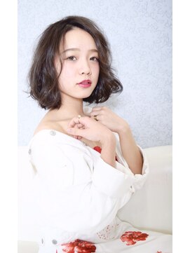 モードケイズ 西宮(MODE K's) 大人かわいい/小顔/斜めバング/アシンメトリー/伸ばしかけ