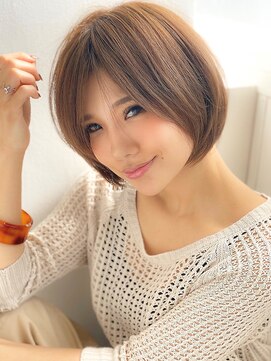 アグ ヘアー オアシス あやめ池南店(Agu hair oasis) 《Agu hair》王道☆大人かわいい小顔ショートボブ