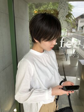 ヘアーブランド ジン フィール(HAIR BRAND Jin feel) フェイスフレーミング×ハンサムショート【松山美容室】