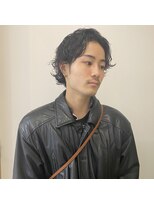 ニコフクオカヘアーメイク(NIKO Fukuoka Hair Make)&nbsp;「NIKO」メンズミディアムパーマ