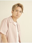 マロンベージュ/Aライン/かきあげ/くすみカラー[新宿駅西口]