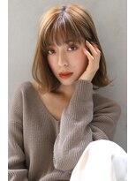 ブラン 梅田(Blanc)&nbsp;【Blanc】Aラインボブ マロンベージュ610