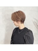 大人可愛いハンサムショート