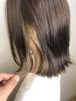 コル(Hair Salon COR)&nbsp;silkybob×イヤリングカラー