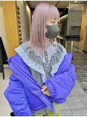 ピンクベージュ ホワイトピンク アッシュピンク ケアブリーチ
