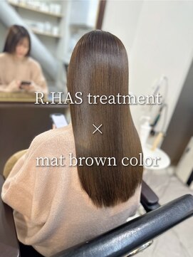 アールサロンギンザ(Rr SALON GINZA) R.HAS髪質改善treatment×color