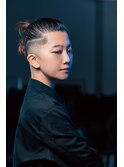 レディースフェードカット