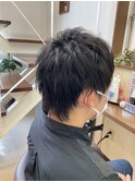 《見附　今町》メンズ　束感ショート　ふんわりパーマ