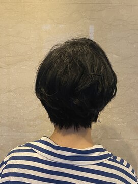 六本木美容室 西麻布店 メンズライク大人カッコエアリーマッシュショート