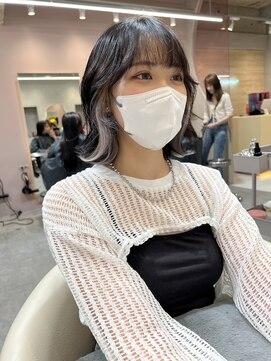 グロー 大宮(GLROW) ◆ 韓国大宮顔周り髪質改善レイヤー前髪カットくびれブリーチ