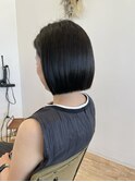 ぱつっとボブ