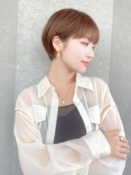 ロンド レグリーズ 立川(Lond leglise) ショート×顔周り×前髪×シルキーベージュ×グレージュカラー