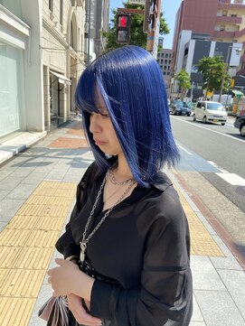 ザラフター ザブリーチ 新下関(the laughter/The bleach) ネイビーブルー☆