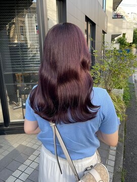 ヘアサロン ガリカ 表参道(hair salon Gallica) 大人艶髪ラベンダーグレー/ブリーチなしダブルカラー