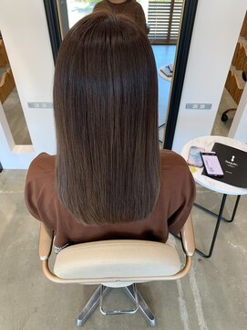 サンタフェ 岐阜島店(Santa'Fe) Santa'Fe式脱白髪染め白髪ぼかしカラー/ロング