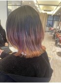 くびれヘア20代30代40代白髪ぼかしグラデーションカラーモテ髪