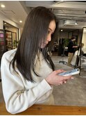 20代30代40代ブリーチなしオリーブグレージュくびれロング