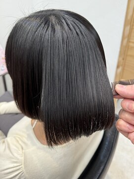 エヌ 北千住(N) ボブ×うる艶縮毛矯正！