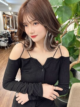 インビテーション(invitation) 【NARUOKA】栄/名古屋/くびれヘア/インナーカラー/前髪カット