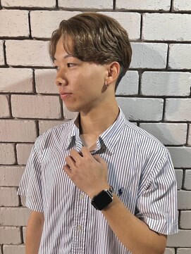 ノアソルテ 名古屋 栄(NOA solte.) NOA solte. メンズカットっと/カルマパーマ/センターパート/韓国