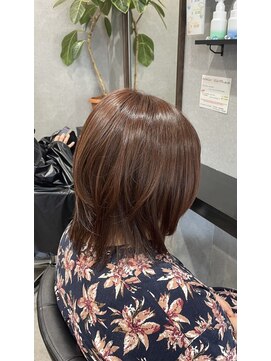 マリオヘアー 北本庄店 メテオカラーで艶髪