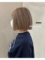 ローレン(Lolen.)&nbsp;ボブ×ミルクティーベージュ（福岡/ハイトーン/レイヤー）